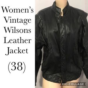 Women’s Vintage Wilson’s Leather Jacket (38)